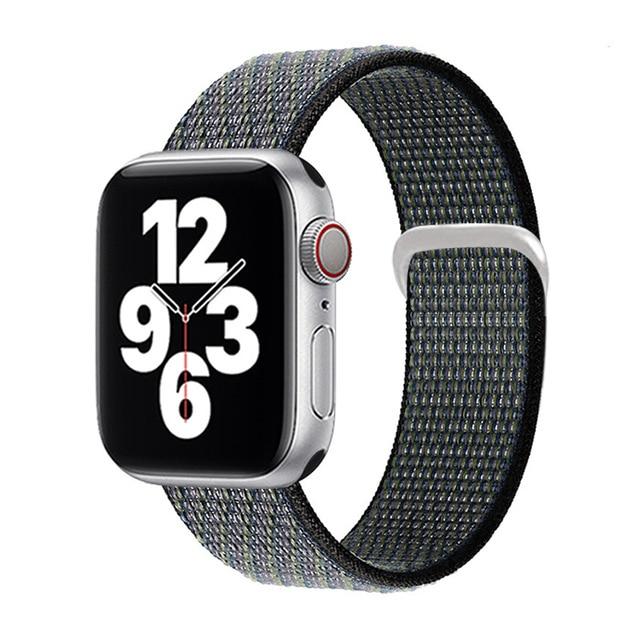 Watchbands world indigo / for 38mm 40mm Sport loop strap for Apple Watch band 40mm 44mm iwatch sereis 6 5 nylon smartwatch bracelet iWatch apple watch 3 band 42mm 38mm|Watchbands|