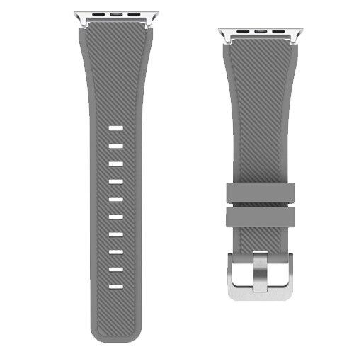 Watchbands 9-gray / 38mm-40mm sport silicone strap for apple watch band 4 5 44mm 40mm pulseira rubber bracelet watchband for iwatch correa 42mm 38mm 5/4/3/2/1|Watchbands|