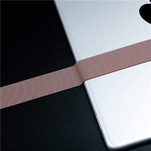 Watchbands Pink gold / 38mm/40mm high quality milanese magnetic loop apple Watch band, Watchbands