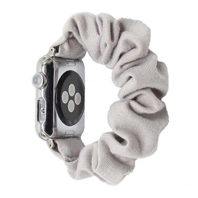 Watchbands 50 / 38mm 40mm Solid Apple Watch Scrunchie Band 38mm 42mm Men Strap Elastic Scrunchie Watch Band Stretch Strap Multi Colors Available|Watchbands|