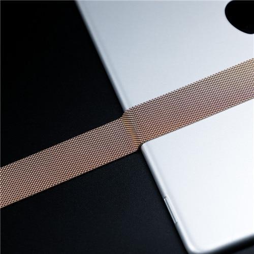 Watchbands Light gold / 38mm/40mm high quality milanese magnetic loop apple Watch band, Watchbands