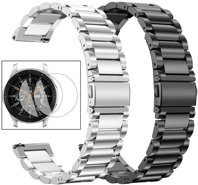 Premium Metal Band For Samsung Galaxy Watch 3 Bracelet for galaxy watch 46mm 42mm S3 Strap for  Watch gt2e gt gt2 46mm GTR 42 47mm|Watchbands|
