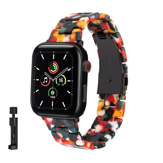 24 Color New Resin Vip For Apple Watch Band - Watchbands