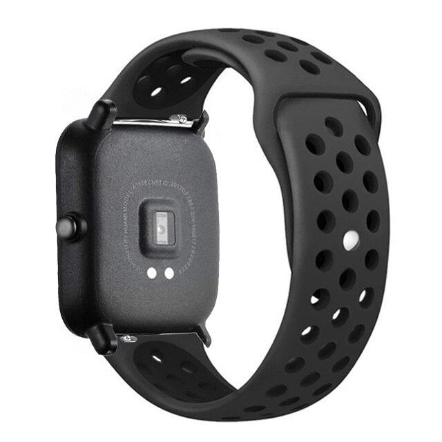 20mm/22mm Silicone band For Amazfit GTS/2/2e/GTS2 Mini/GTR 42mm/47mm/GTR2/2e/stratos 2/3 Sport Watch Bracelet Amazfit bip strap