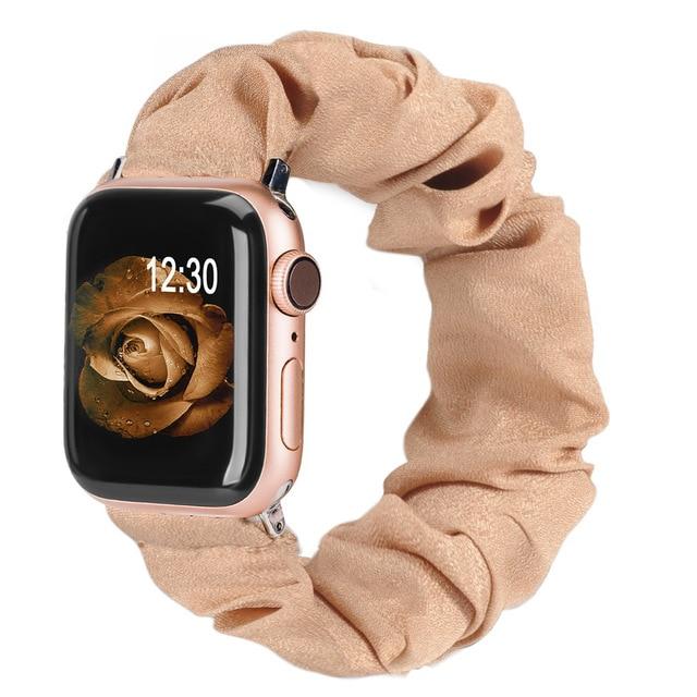 Watchbands Scrunchie Strap for apple watch 5 band 44mm 40mm iwatch bands 42mm 38mm women correa bracelet watchband for series 6 5 4 3 2 1