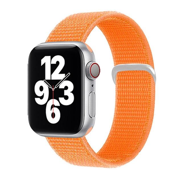 Watchbands 11 Papaya / for 38mm 40mm Sport loop strap for Apple Watch band 40mm 44mm iwatch sereis 6 5 nylon smartwatch bracelet iWatch apple watch 3 band 42mm 38mm|Watchbands|
