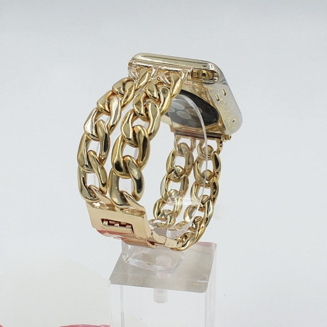 Jewelry Metal Belt Luxury Bracelet iWatch Series 7 6 5 4 |Watchbands|