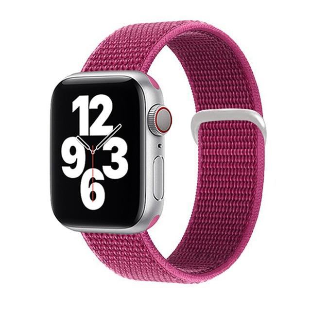 Watchbands 27 Dragon fruit / for 38mm 40mm Sport loop strap for Apple Watch band 40mm 44mm iwatch sereis 6 5 nylon smartwatch bracelet iWatch apple watch 3 band 42mm 38mm|Watchbands|