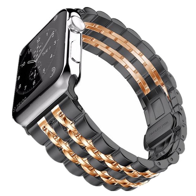 Stainless Steel Apple Watch Bands Men Zitel Stainless Steel Band