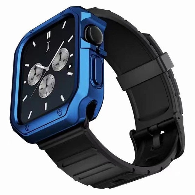 30％ Off | for iWatch Series 7/6/5/4/3/2/1/SE Band Case Compatible with Apple Watch Band 44mm 42mm 45mm 40mm 38mm 41mm