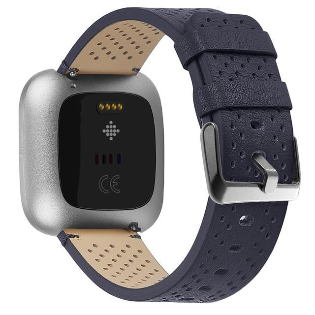 Fitbit Versa/2/lite 23mm Quality Replacement Luxury Leather Watch