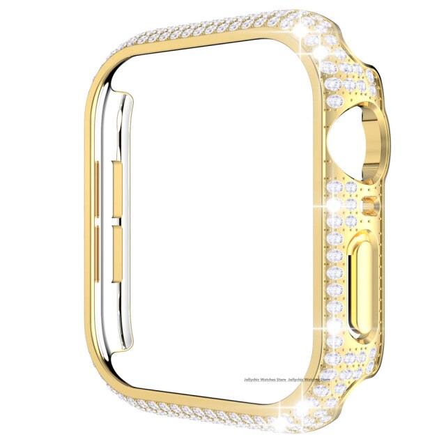 Rhinestone Diamond Protective Cover Series 6 5 4 Crystal Jewelry Case