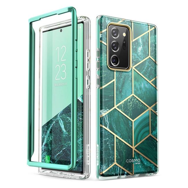Phone Case & Covers Jade I BLASON For Samsung Galaxy Note 20 Ultra Case 6.9"(2020) Cosmo Full Body Glitter Marble Cover WITHOUT Built in Screen Protector|Phone Case & Covers|