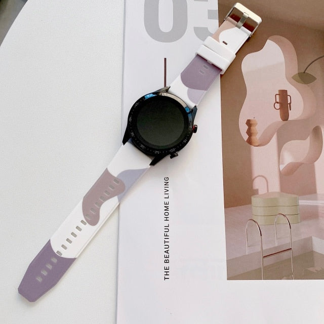 20mm 22mm Strap For Samsung galaxy watch 3 46mm Gear S3 Frontier amazfit bip/active bracelet 20/22mm band Huawei watch gt 2/2e|Watchbands|