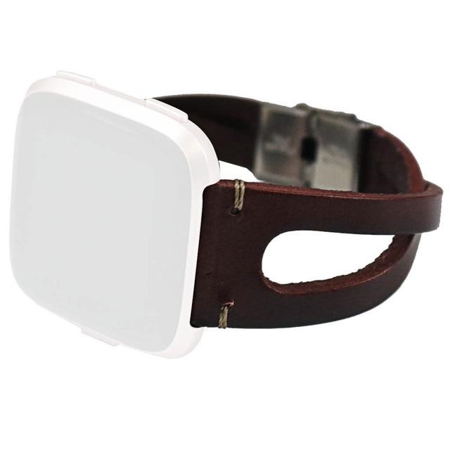 Smart Accessories Wine Fashion Wrist Strap Replacement Leather Sport Wristband Bracelet Band Strap For Fitbit Versa/versa Lite Smart Watch Accessories|Smart Accessories|