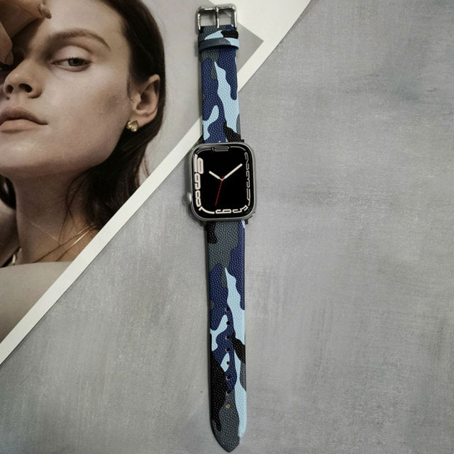 Louis Vuitton Apple Watch Band Straps Compatible iWatch 6 5 4 3 2 1 38mm  40mm 41mm 42mm 44mm 45mm Replacement Band - Beach Red - Louis Vuitton Case