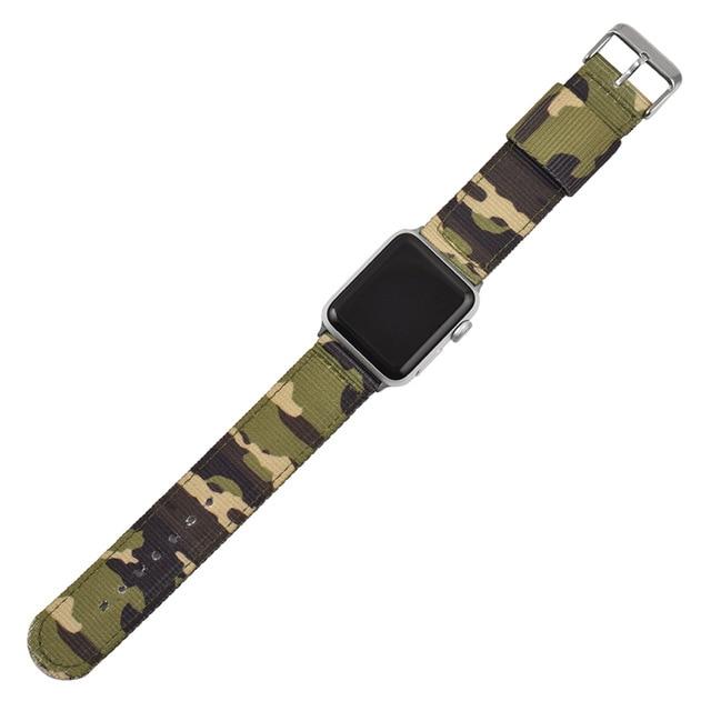 Watchbands light green / 38MM or 40MM Nylon bands For Apple Watch Srap 5 band 40mm 44mm iWatch band 38mm 42mm series Sport loop Bracelet Apple watch 5 4 3 2 40 44 mm|Watchbands|