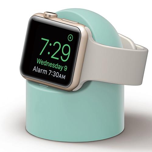 Watch charger mint Station For Apple Watch Charger 44mm 40mm 42mm 38mm iWatch Charge Accessories Charging stand Apple watch 5 4 3 2 42 38 40 44 mm|Watch charger|