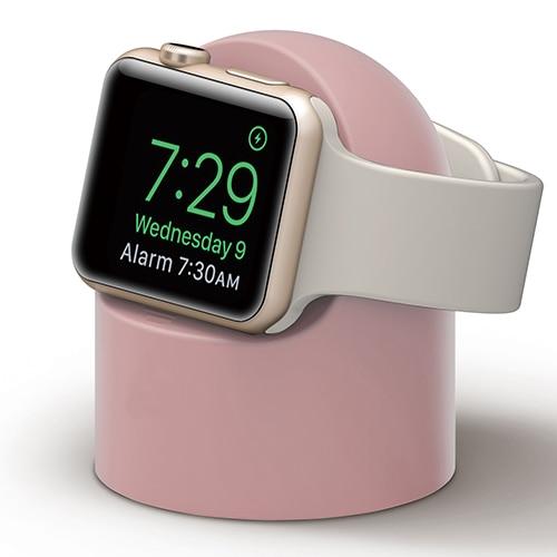 Watch charger pink Station For Apple Watch Charger 44mm 40mm 42mm 38mm iWatch Charge Accessories Charging stand Apple watch 5 4 3 2 42 38 40 44 mm|Watch charger|