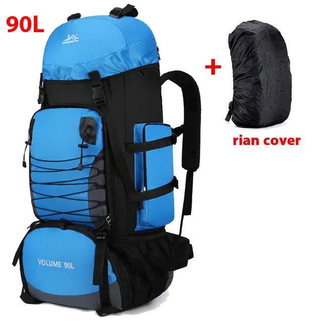 90L Travel Bag Camping Backpack Hiking Army Climbing Bags Mountaineeri –