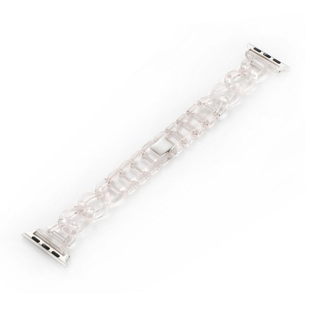Newest Strap for Apple Watchband 7 6 5 4 Transparent Stylish Bracelet