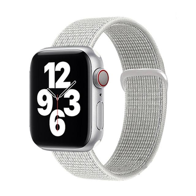 Watchbands 51 summit white / for 38mm 40mm Sport loop strap for Apple Watch band 40mm 44mm iwatch sereis 6 5 nylon smartwatch bracelet iWatch apple watch 3 band 42mm 38mm|Watchbands|