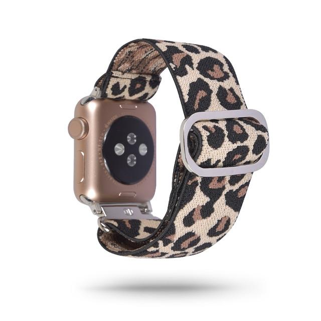 Watchbands 154 / 38mm 40mm Scrunchie Elastic Band Adjustment Strap for Apple Watch Strap 38 40 42 mm 44mm Nylon Loop For iwatch 5/4/3 2 Women Watch Band|Watchbands|