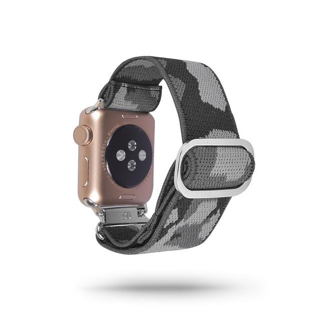 Watchbands 158 / 38mm 40mm Scrunchie Elastic Band Adjustment Strap for Apple Watch Strap 38 40 42 mm 44mm Nylon Loop For iwatch 5/4/3 2 Women Watch Band|Watchbands|