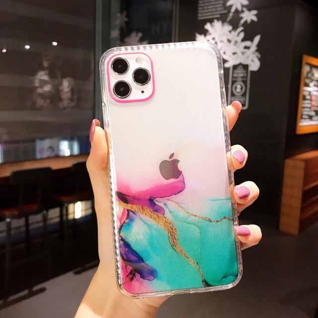 Fitted Cases For iphone 7 / 6 Fantasy Watercolor Soft TPU For iPhone 12 Pro Max/11 Pro Max X XS XR 78Plus Case Shockproof Soft Silicone case for iPhone 12mini|Fitted Cases|