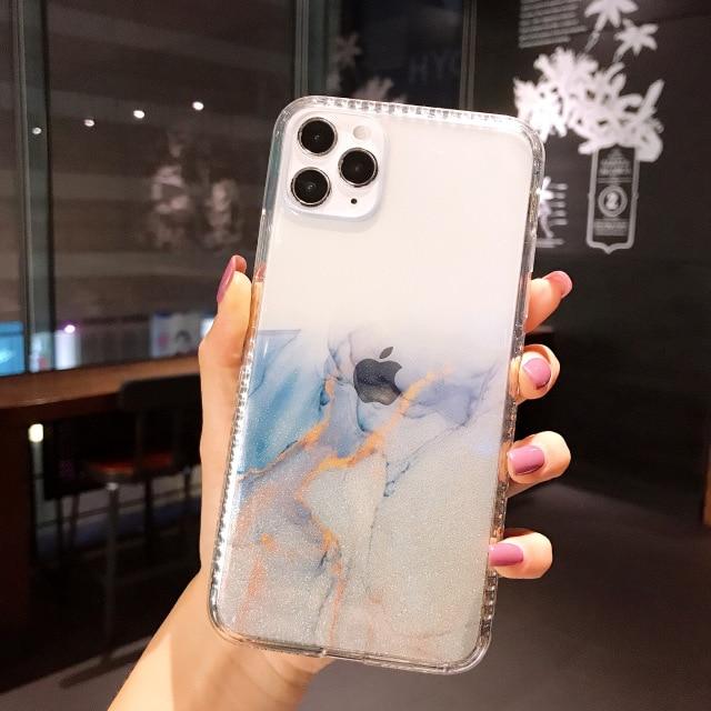 Fitted Cases Fantasy Watercolor Soft TPU For iPhone 12 Pro Max/11 Pro Max X XS XR 78Plus Case Shockproof Soft Silicone case for iPhone 12mini|Fitted Cases|