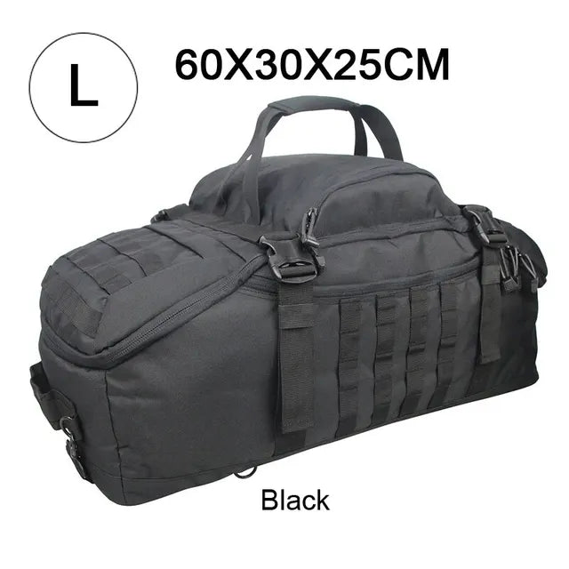 LQARMY 60L 80L Camping Backpacks Men Military Tactical Backpack Molle Army Hiking Travel Climbing Rucksack Sports Gym Duffel Bag