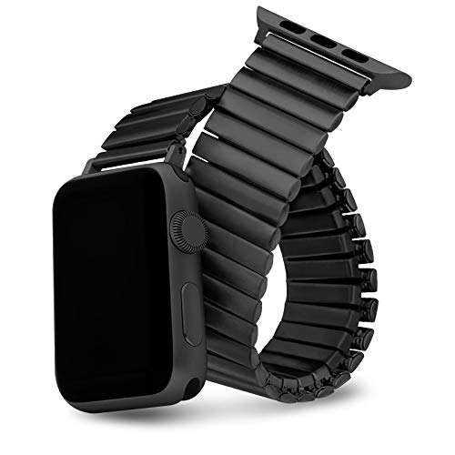 Elastic Strap for Apple Watchband 7 6 5 Steel Stretchable Bracelet