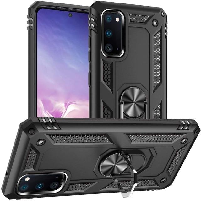 Phone Case & Covers Black / for Galaxy S10 for Samsung Galaxy S20 S20+/S20 Ultra 5G S10 S9 Note 10 Plus A51 Case,Drop Tested Protective Kickstand Magnetic Car Mount Case|Phone Case & Covers|
