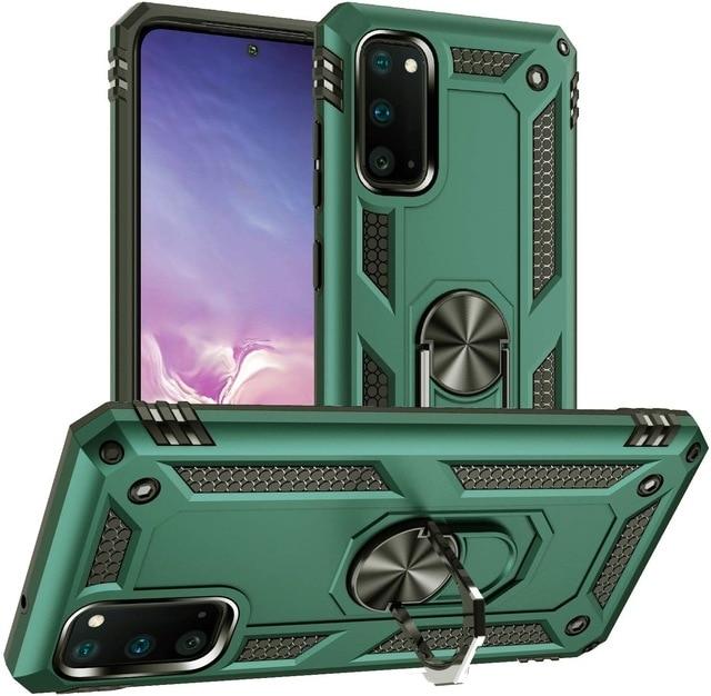 Phone Case & Covers for Galaxy S10 / Green for Samsung Galaxy S20 S20+/S20 Ultra 5G S10 S9 Note 10 Plus A51 Case,Drop Tested Protective Kickstand Magnetic Car Mount Case|Phone Case & Covers|