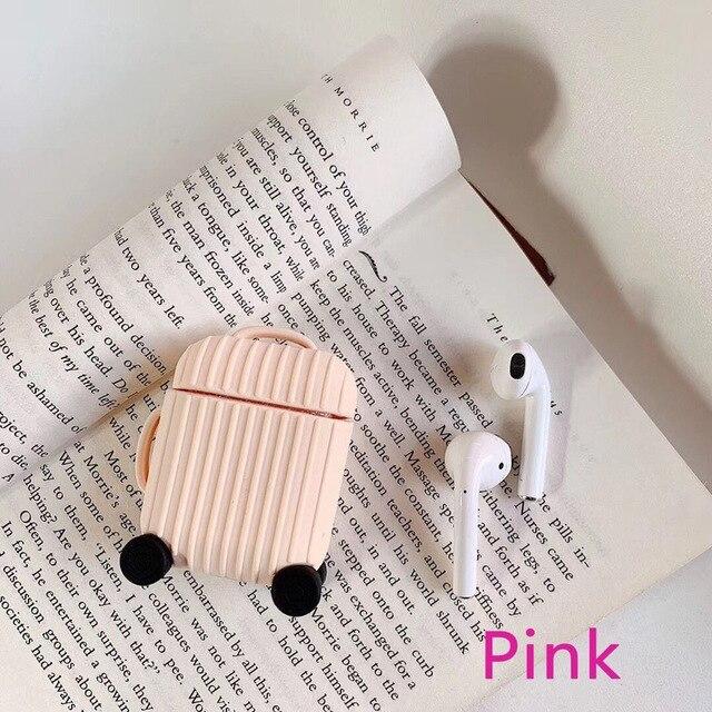Earphone Accessories Apple Airpods Cover Soft Silicone strunk lovely Shockproof Case for AirPods Thickening Earphone anti drop Protector Case