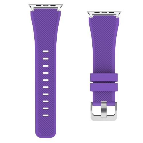 Watchbands 4-purple / 38mm-40mm sport silicone strap for apple watch band 4 5 44mm 40mm pulseira rubber bracelet watchband for iwatch correa 42mm 38mm 5/4/3/2/1|Watchbands|