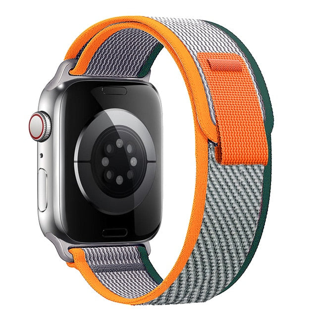 Trail Loop+charger For apple watch band 49mm 44mm 40mm 45mm 41mm 42mm 44 45  49 mm correa iWatch Ultra series 8 7 5 3 se 6 strap