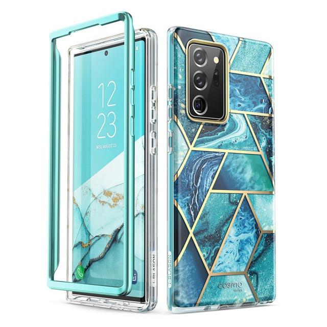 Phone Case & Covers Ocean I BLASON For Samsung Galaxy Note 20 Ultra Case 6.9"(2020) Cosmo Full Body Glitter Marble Cover WITHOUT Built in Screen Protector|Phone Case & Covers|