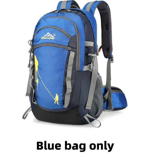 Outdoor Sports Short Distance Trip Backpack Mountaineering Duffel Bag Camping Travel Knapsack Climbing Hiking Hydration Rucksack