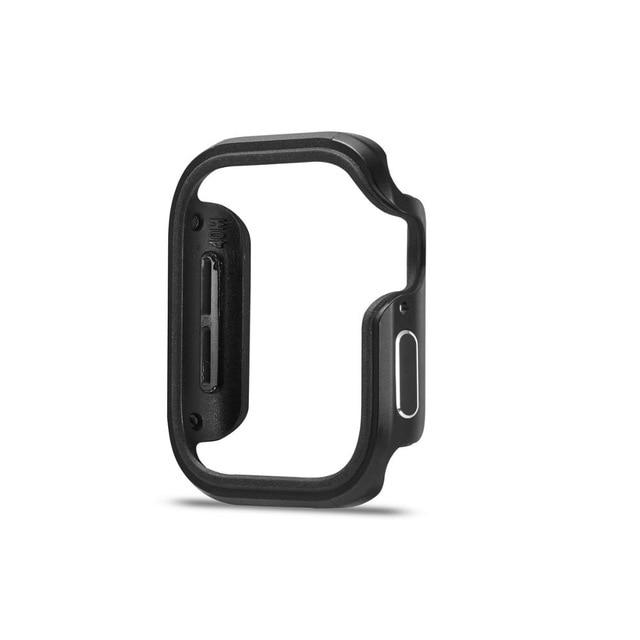 Watch Cases black / 40mm for series 5 4 Slim Watch Cover for Apple Watch 5 4 Case series 5 4 40mm 44mm Soft Clear TPU+alloy Protector for iWatch 5 4 band 44MM 40MM|Watch Cases|