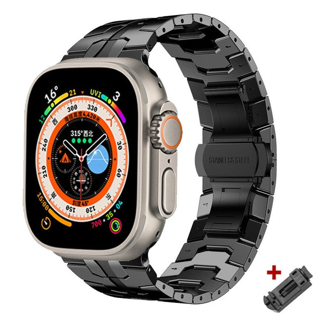 50％ Off  Titanium Color Link Bracelet for Apple Watch Ultra 2 49mm 45 –  www.