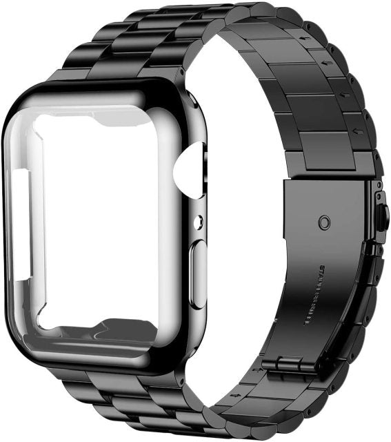 Case+Strap Series 6 5 4 3 Premium Steel Metal Bracelet Cover Wristband