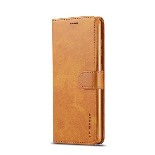 Flip Cases Brown / for Samsung a01 Leather Case for Samsung Galaxy Ultra A01 A21 A51 A71 A81 A91 A11 A41 A70E Luxury Magneti Card Holder Wallet Cover|Flip Cases|