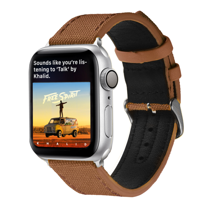 Watchbands brown / 38mm Canvas Leather Band for Apple Watch iWatch 38/40mm 42/44mm Series 5 4 3 2 Men Women Sport Wristband Bracelet Nota Strap |Watchbands| Unisex