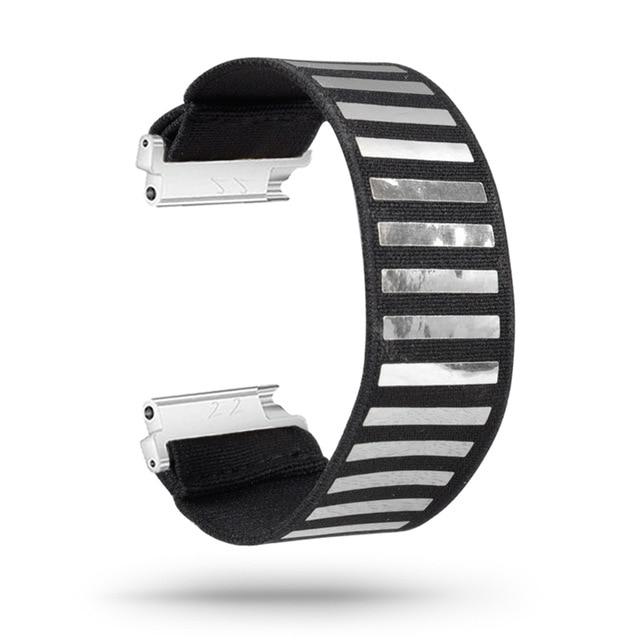 Watchbands Black silver / for versa2 M-L New Elastic Loop Band Strap for Fitbit Versa/Versa 2/Versa Lite Bracelet Nylon Watch Band for Man Women Wristband Sport Straps|Watchbands|