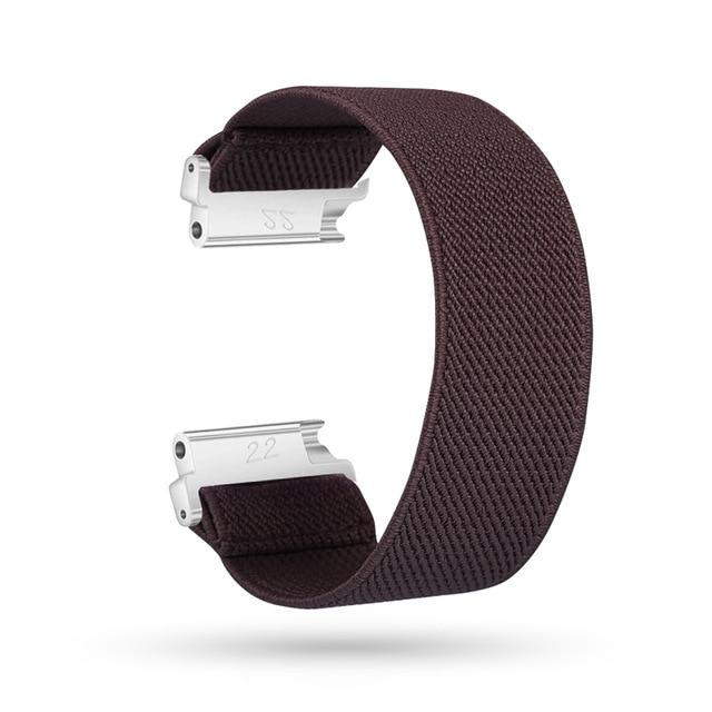 Watchbands Brown / for versa2 M-L New Elastic Loop Band Strap for Fitbit Versa/Versa 2/Versa Lite Bracelet Nylon Watch Band for Man Women Wristband Sport Straps|Watchbands|