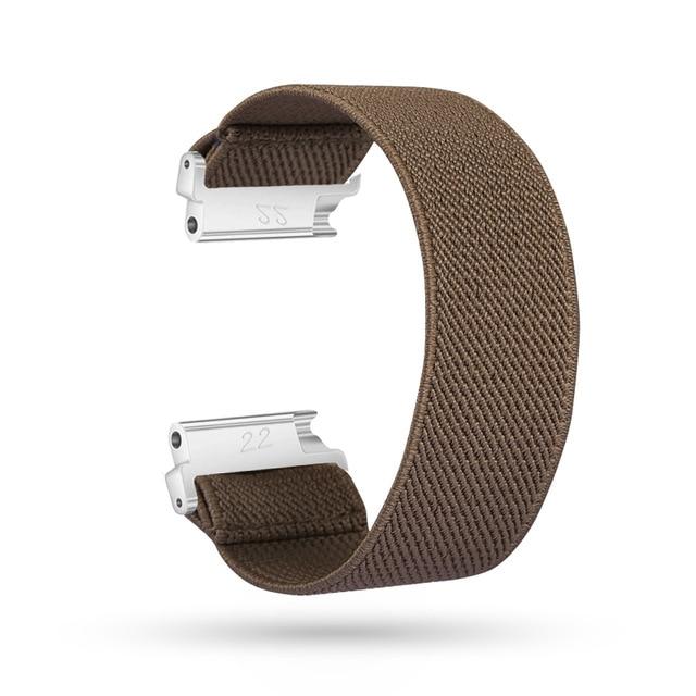 Watchbands Khaki / for versa2 M-L New Elastic Loop Band Strap for Fitbit Versa/Versa 2/Versa Lite Bracelet Nylon Watch Band for Man Women Wristband Sport Straps|Watchbands|