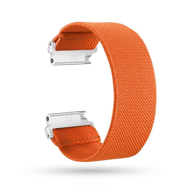 Watchbands Orange / for versa2 M-L New Elastic Loop Band Strap for Fitbit Versa/Versa 2/Versa Lite Bracelet Nylon Watch Band for Man Women Wristband Sport Straps|Watchbands|