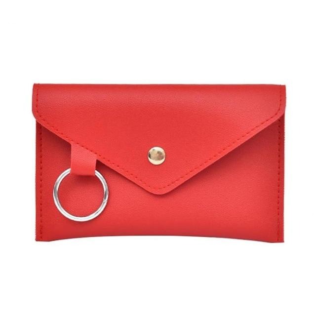 Waist Packs Red Fashion New Women Waist Pack Femal Belt Bag Phone Pouch Bags Brand Design Women Envelope Bags for Ladies Girls Fanny Pack Bolosa|Waist Packs