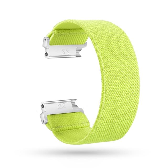 Watchbands Yellow / for versa2 M-L New Elastic Loop Band Strap for Fitbit Versa/Versa 2/Versa Lite Bracelet Nylon Watch Band for Man Women Wristband Sport Straps|Watchbands|